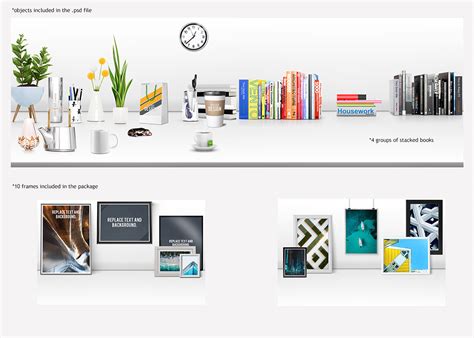 Download Home office desk Scene Creator - Mockup .psd on Behance