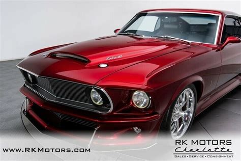 1969 Ford Mustang Red Fastback 50 Liter Coyote V8 4 Speed Automatic
