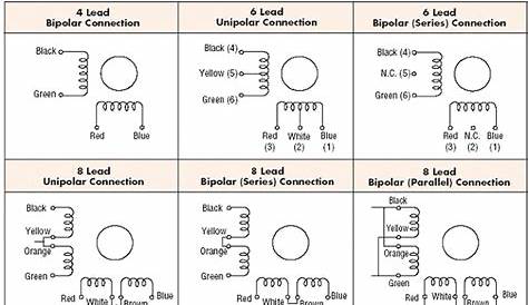 stepper motor wiring diagram 6-wire