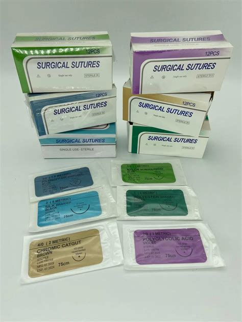 Ce Iso Approved Vicryl Non Absorbable Sterile R Silk Braided Surgical
