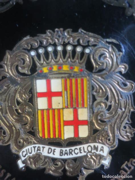 Cenicero Con Escudo Ciutat De Barcelona Con Pub Comprar Ceniceros Antiguos Y De Colección En