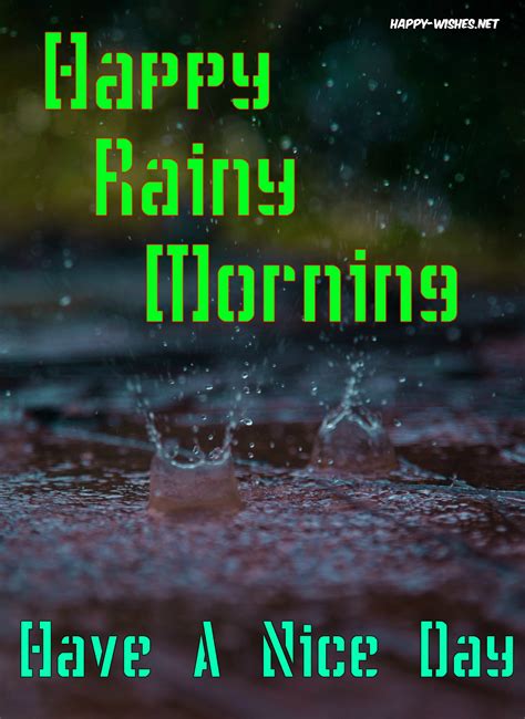 Rainy Day Good Morning Images Printable Template Calendar