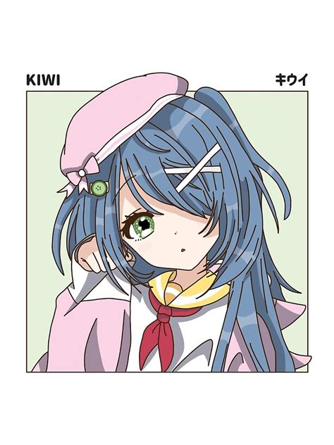 Kiwi Cute Anime Girl Poster By Studio 72 Redbubble
