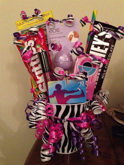 Birthday gifts ideas for girls. 9 year old birthday gift basket | Girl gift baskets ...