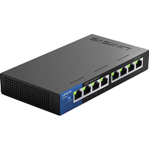 Linksys Lgs108 8 Port Unmanaged Gigabit Ethernet Switch Lgs108