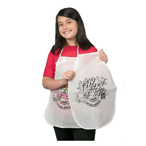 Kids Apron Pack Of 12 Food Truck Party Vbs 2022 By Cokesbury Food