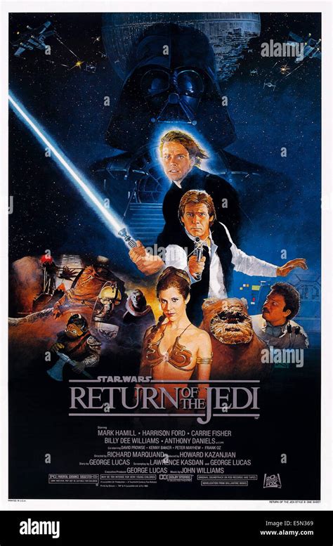 Star Wars Episode Vi Return Of The Jedi Us Poster Art From Top