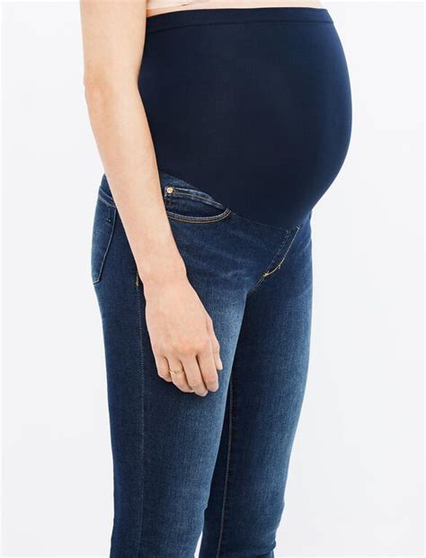 Articles Of Society Secret Fit Belly Mya Skinny Maternity Jeans A Pea