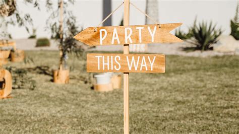 Party This Way Sign My Little Party Hire