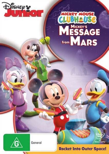 Mickey Mouse Clubhouse Mickeys Message From Mars Dvd 2010 For
