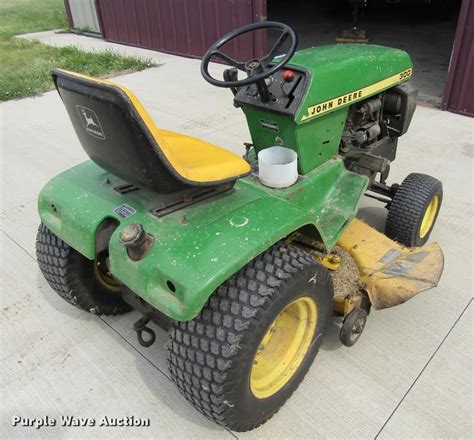 John Deere 300 Lawn Mower In Dodge City Ks Item Bu9708 Sold Purple