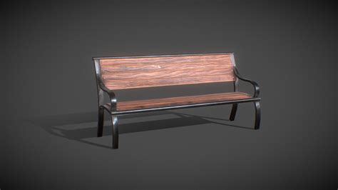street bench buy royalty free 3d model by outlier spa outlier spa [0893dc3] sketchfab store