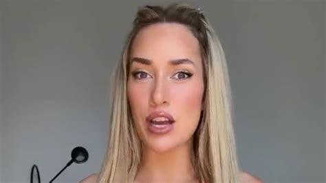 paige spiranac fans left distracted as she reveals how she would fix ‘easy golf problem in very