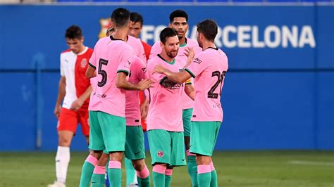 Watch Lionel Messi Score Wonderful Goal In New Barcelona Pink Third Kit