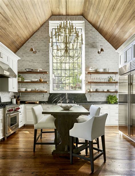 Kitchens With Vaulted Ceilings Lighting Custom Kitchen Home