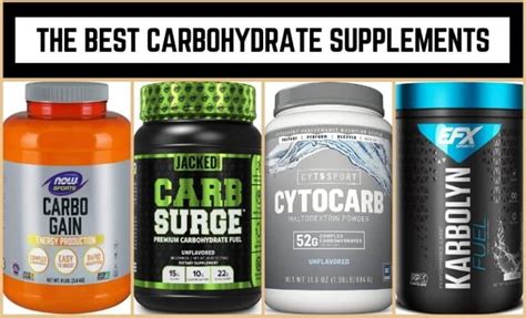 The 10 Best Carbohydrate Supplements November 2022 Jacked Gorilla