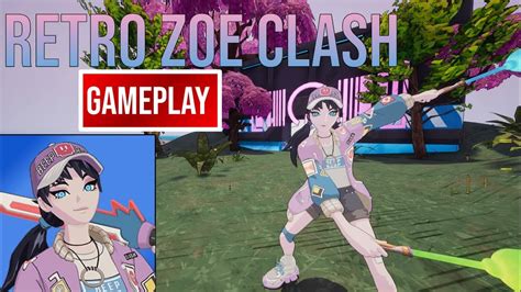 New Retro Zoe Clash Skin Gameplay Fortnite Battle Royale Youtube
