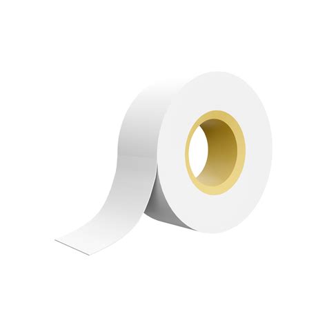 Free 3d Rendering White Tape Scotch Tape Adhesive Tape On White
