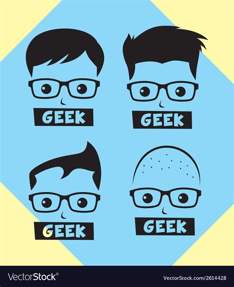 Geek Royalty Free Vector Image Vectorstock