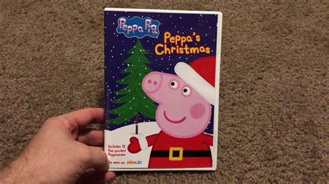 Peppa Pig Peppas Christmas Dvd Unboxing Youtube