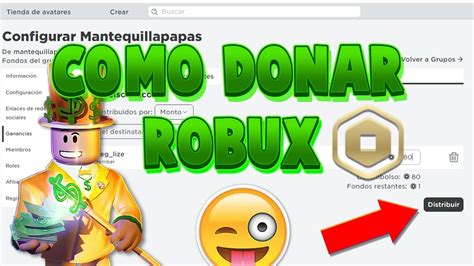Como Donar Robux Roblox Youtube