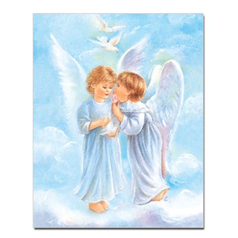 Two Angels Carded 8x10 San Francis