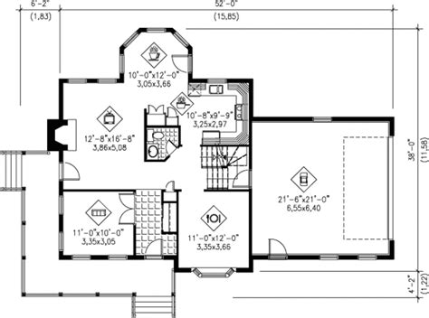 Traditional Style House Plan 3 Beds 25 Baths 1807 Sqft Plan 25 232