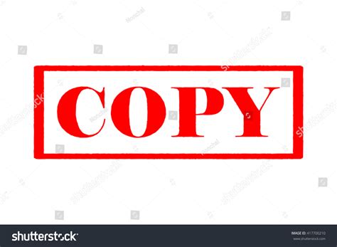 Rubber Stamp Copy Stock Vector Royalty Free 417700210 Shutterstock