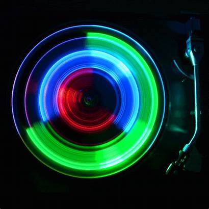 Turntable Dj Animated Vinyl Animation Neon Loop