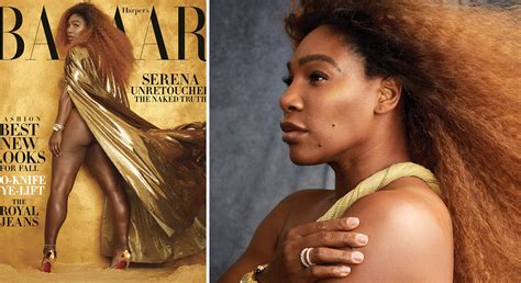 Serena Williams Poses Unretouched For Magazine Shoot Details Therapy