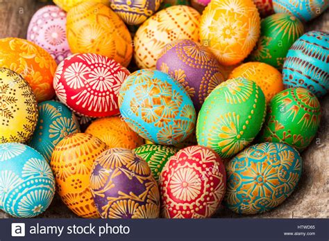 It is quite a popular art/craft form because of the attractive, smooth, oval shape of the egg. Easter eggs, Paschal eggs, decorated with beeswax - to ...