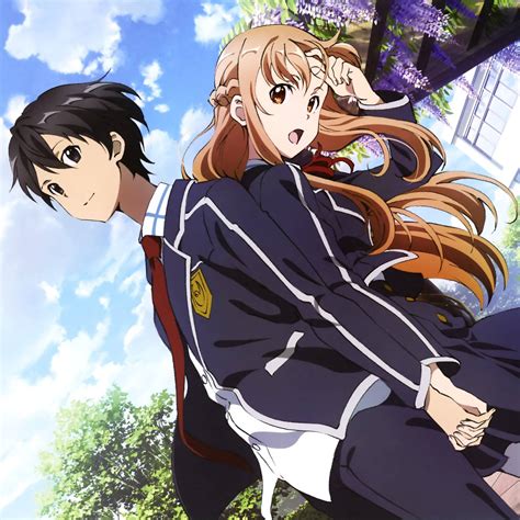Download Anime Couple Sword Art Online Wallpaper
