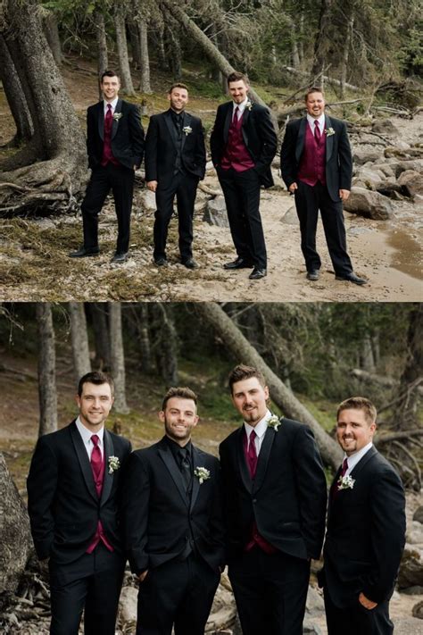 Groomsmen Style For An Elk Ridge Resort Wedding In Wasksiu Groomsmen