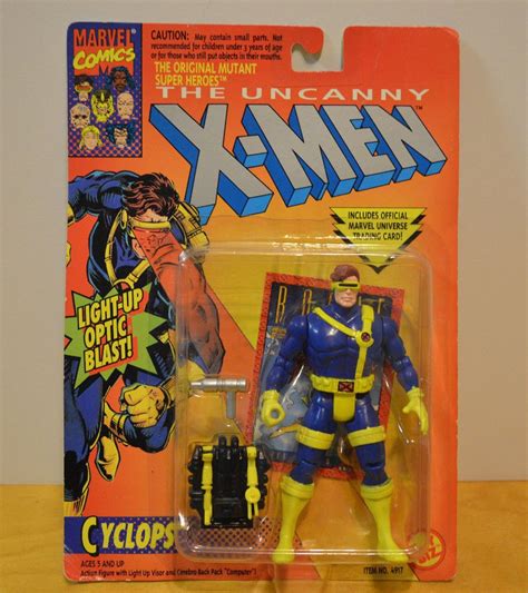 Find great deals on ebay for cyclops action figure 1991. VINTAGE MARVEL TOYBIZ CYCLOPS ACTION FIGURE MOC 5" 1993 X ...