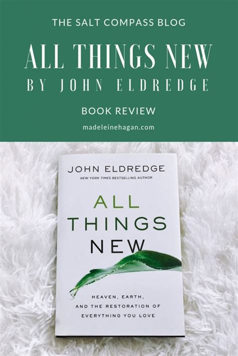 All Things New By John Eldredge The Salt Compass
