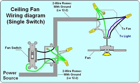 Wiring Ceiling Fan To Two Switches