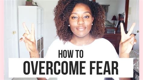 So, i named every spider in my room. How To Stop Being Scared | Overcoming Fear - YouTube