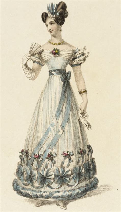 The 1820s In Fashionable Gowns A Visual Guide To The Decade Author
