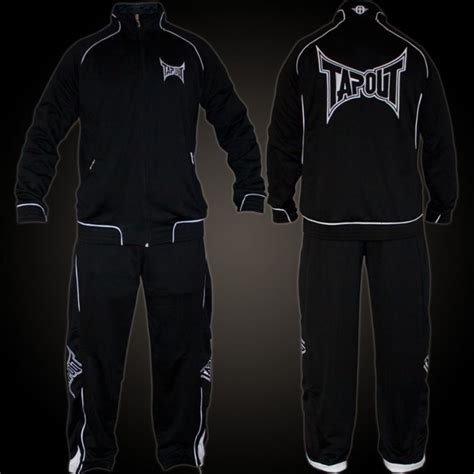Tapout Ufc Walkout Tracksuit Black Mixed Martial Store Mma