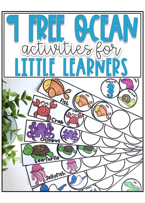 9 Free Ocean Activities For Little Learners — Alleah Maree