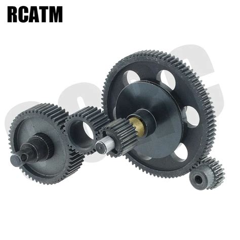 Metal Full Set Complete Gearbox Transmission Gear For 1 10 RC Crawler