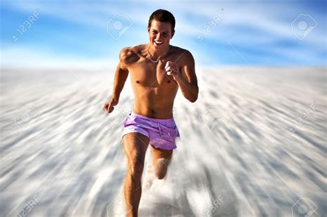 Motion Blur Photography Blur Effect Running Man Sportsman Caucasian