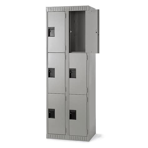 3 Tier Assembled Locker 12x18x24″ Opening 2 Lockers Wide Jumpbridge