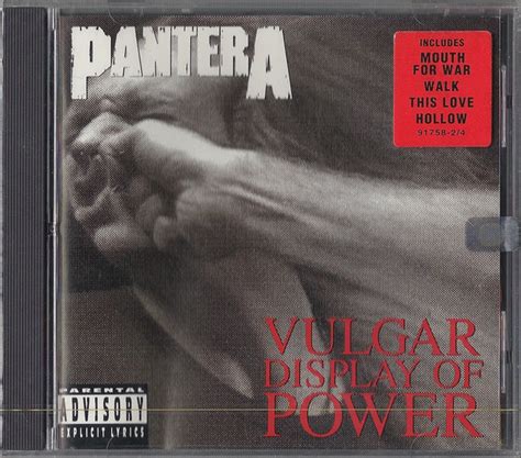 Pantera Vulgar Display Of Power Releases Discogs