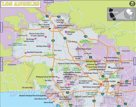 Los Angeles Ca Zip Code Map Zone Map