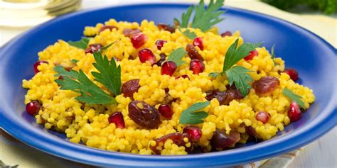 curried couscous with jeweled fruit recipe curried couscous pomegranate recipes side