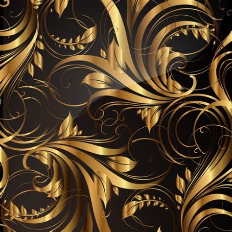 Gold Pattern Patterns 03 Vector Vectors Graphic Art Designs In Editable