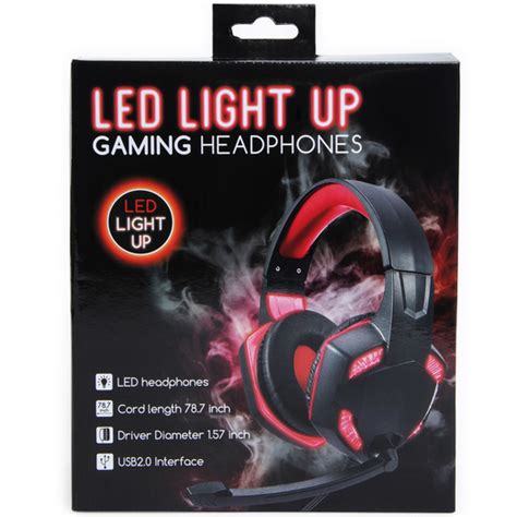 Led Light Up Gaming Headphones With Boom Mic Five Below Let Go