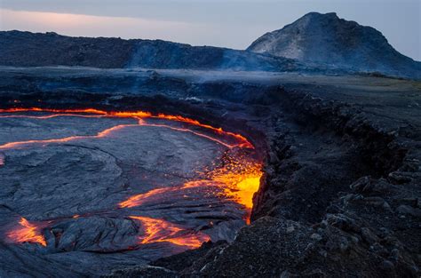 Journey To An Ethiopian Volcano Located In One Of The Hottest Places On