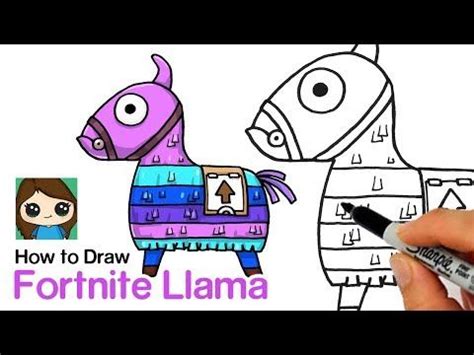 The online tutorials are easy to follow; Prayoga: How To Draw A Fortnite Llama Easy Step By Step